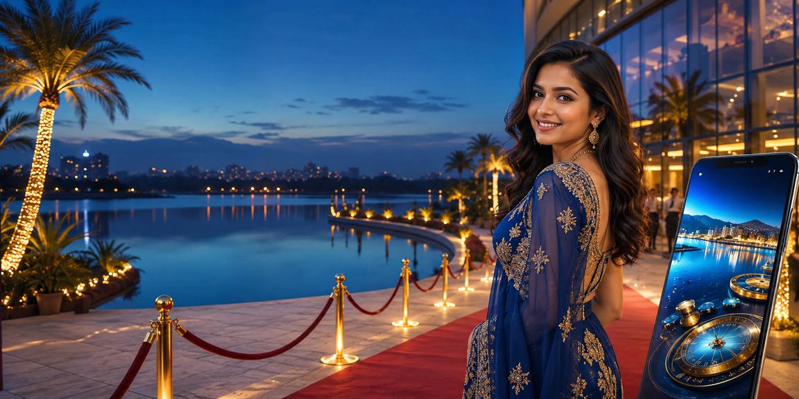 চট্টগ্রামের সমুদ্র সৈকতে একজন ব্যবহারকারী মোবাইলে রিবেট বোনাস দেখছেন